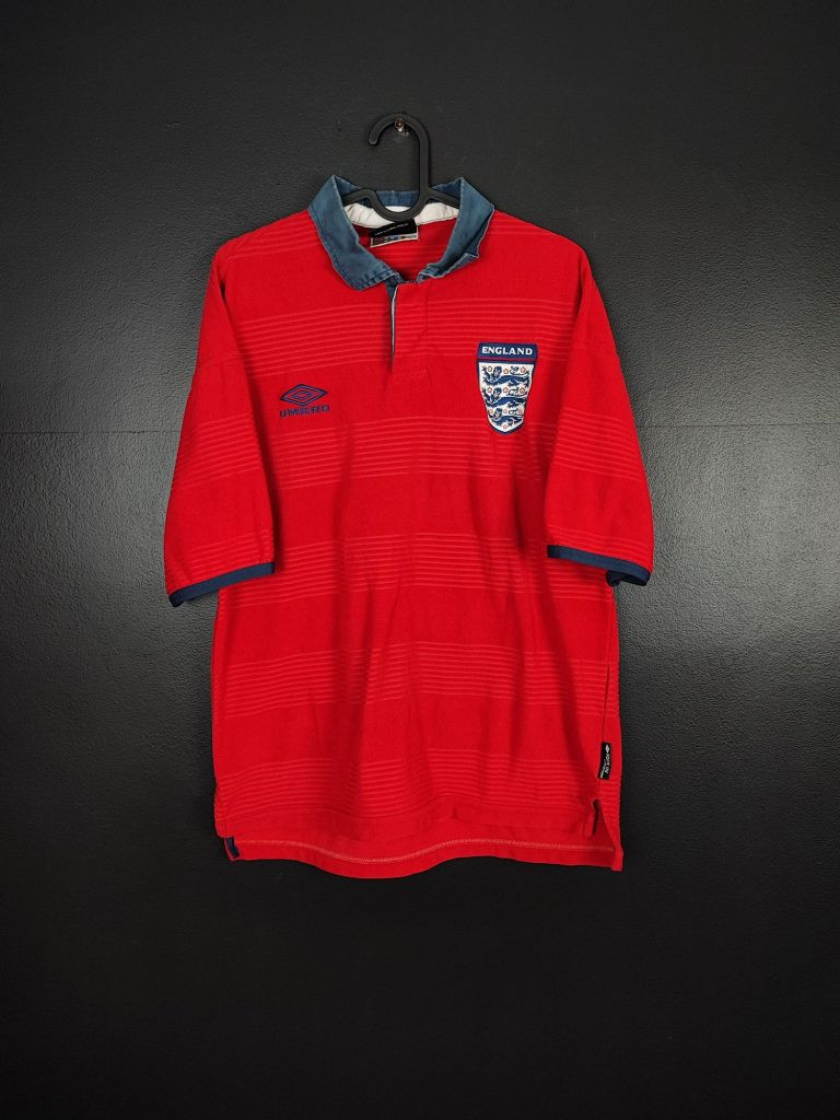 Koszulka piłkarska reprezentacji Anglia 1999/01 Away [M]