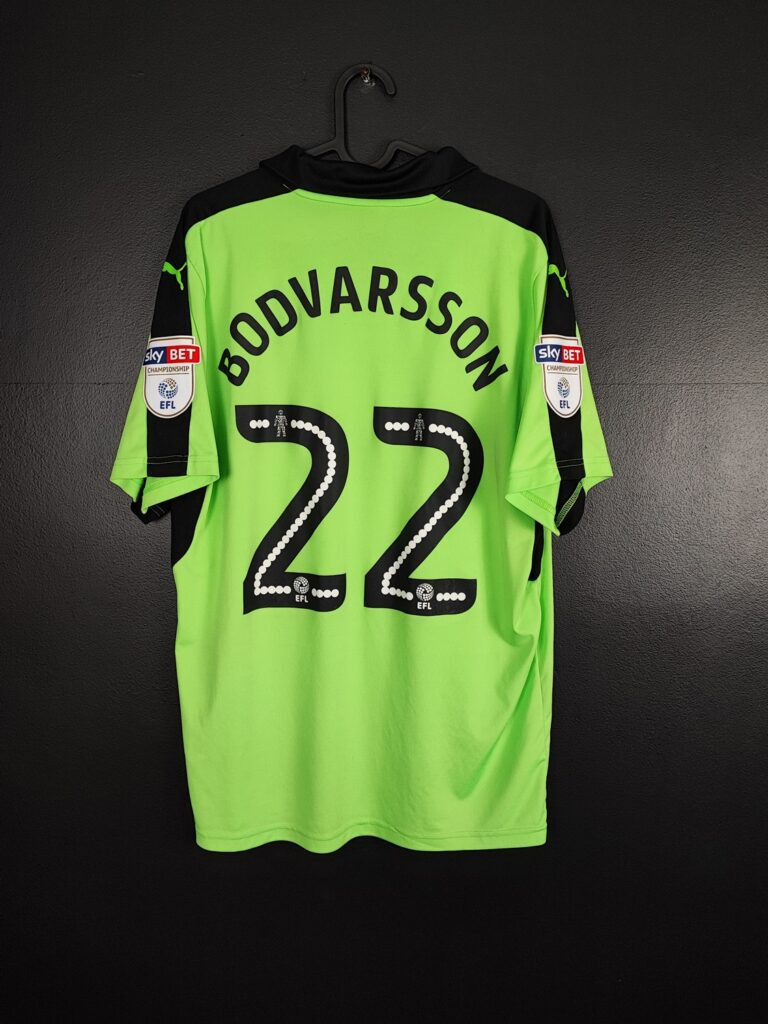 Koszulka piłkarska Wolverhampton 2016/17 Puma Away Bodvarsson #22 [L] Match Issue