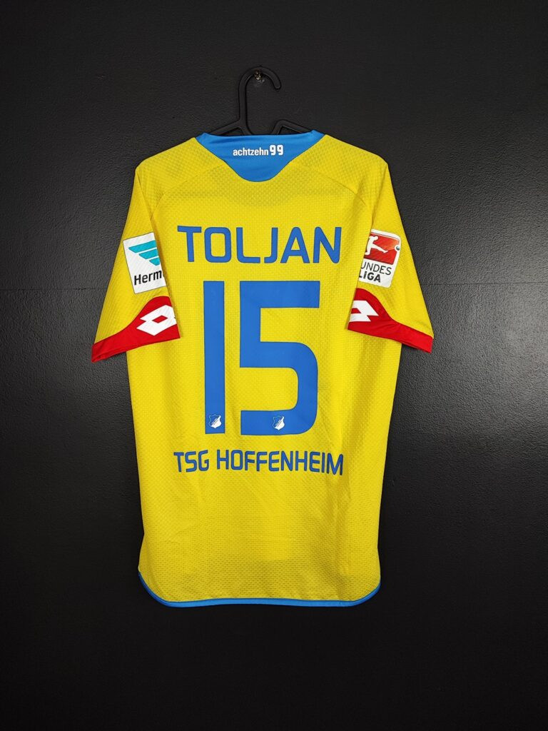 Koszulka piłkarska TSG Hoffenheim 2015/16 Away Toljan #15 Lotto [L] Match Issue