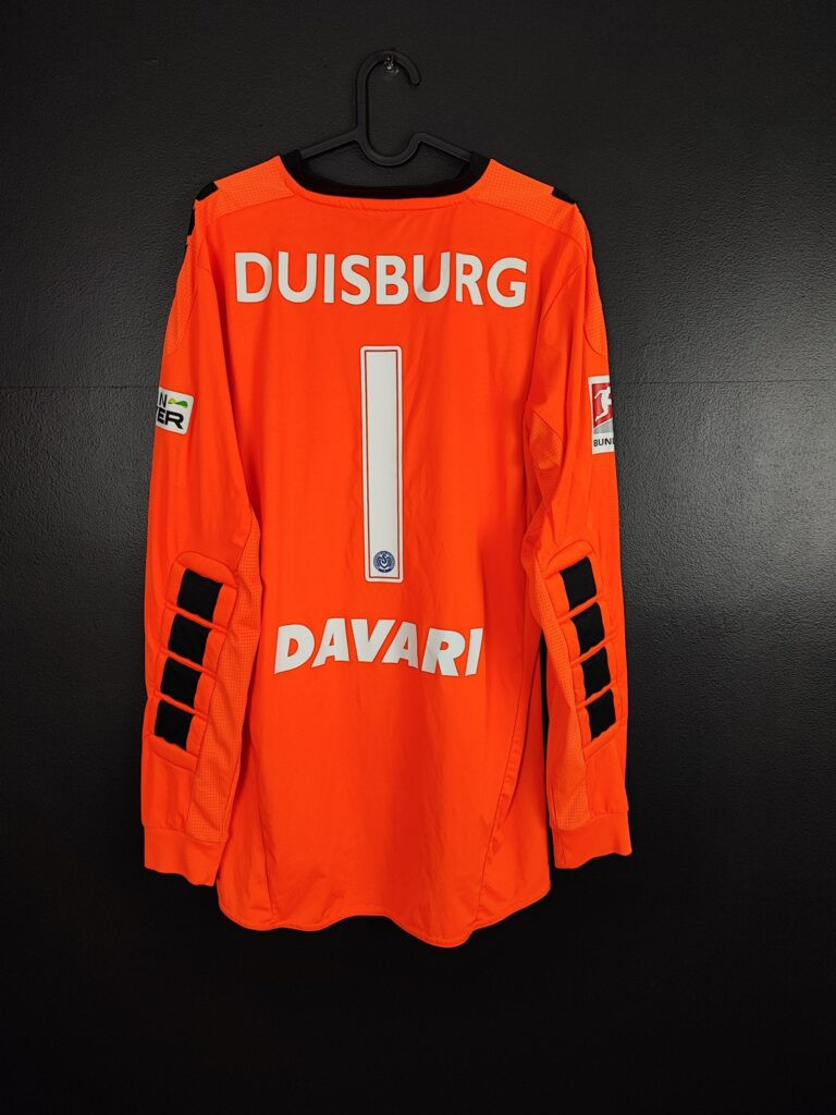 Koszulka piłkarska MSV Duisburg 2018/19 GK Davari #1 Capelli Sport [L] Match Issue