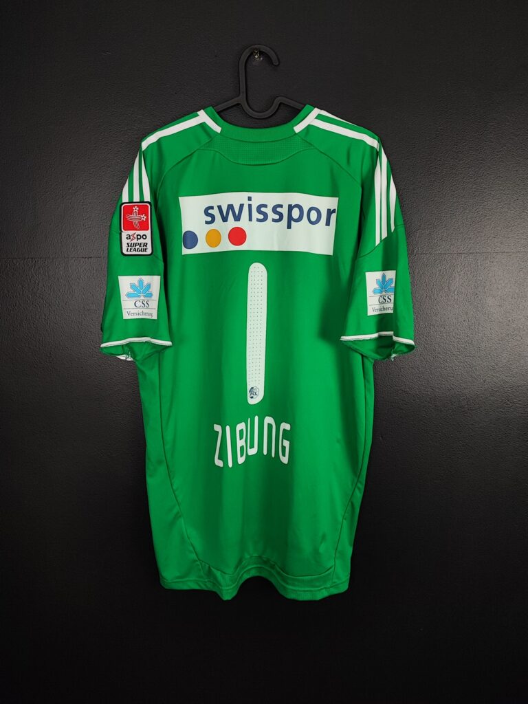 Koszulka Piłkarska Luzern 2009/11 GK David Zibung #1 [L] Match Issue