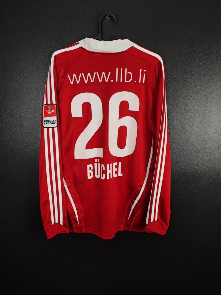 Koszulka Piłkarska Vaduz 2009/10 Home Martin Buchel #26 [M] Match Issue