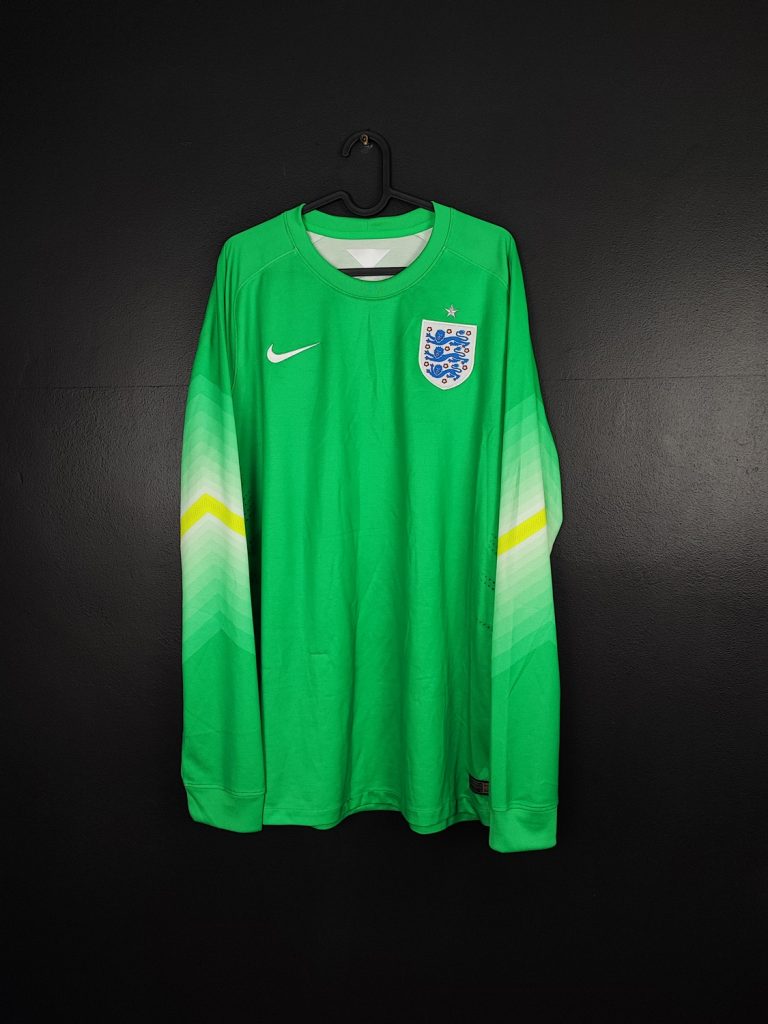 Koszulka piłkarska reprezentacji Anglia 2014/15 Nike GK [XL] Long Player Issue