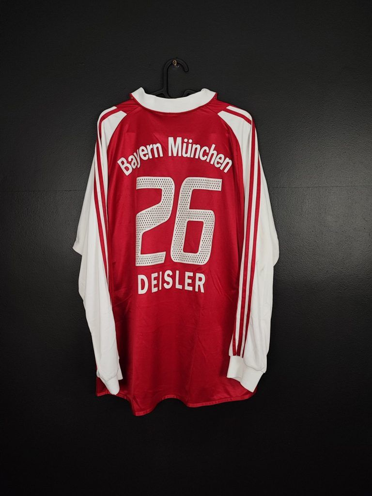 Koszulka piłkarska Bayern Monachium 2003/04 Adidas Home Sebastian Deisler #26 [XL] Long