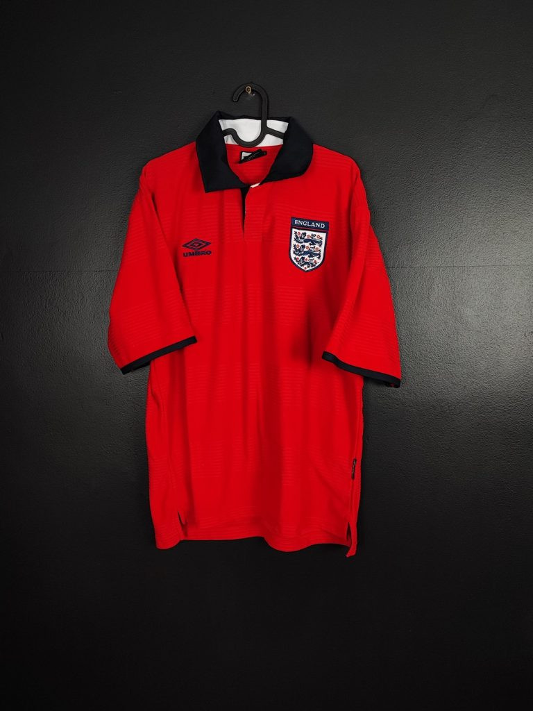 Koszulka piłkarska reprezentacji Anglia 1999/00 Away Umbro [L]