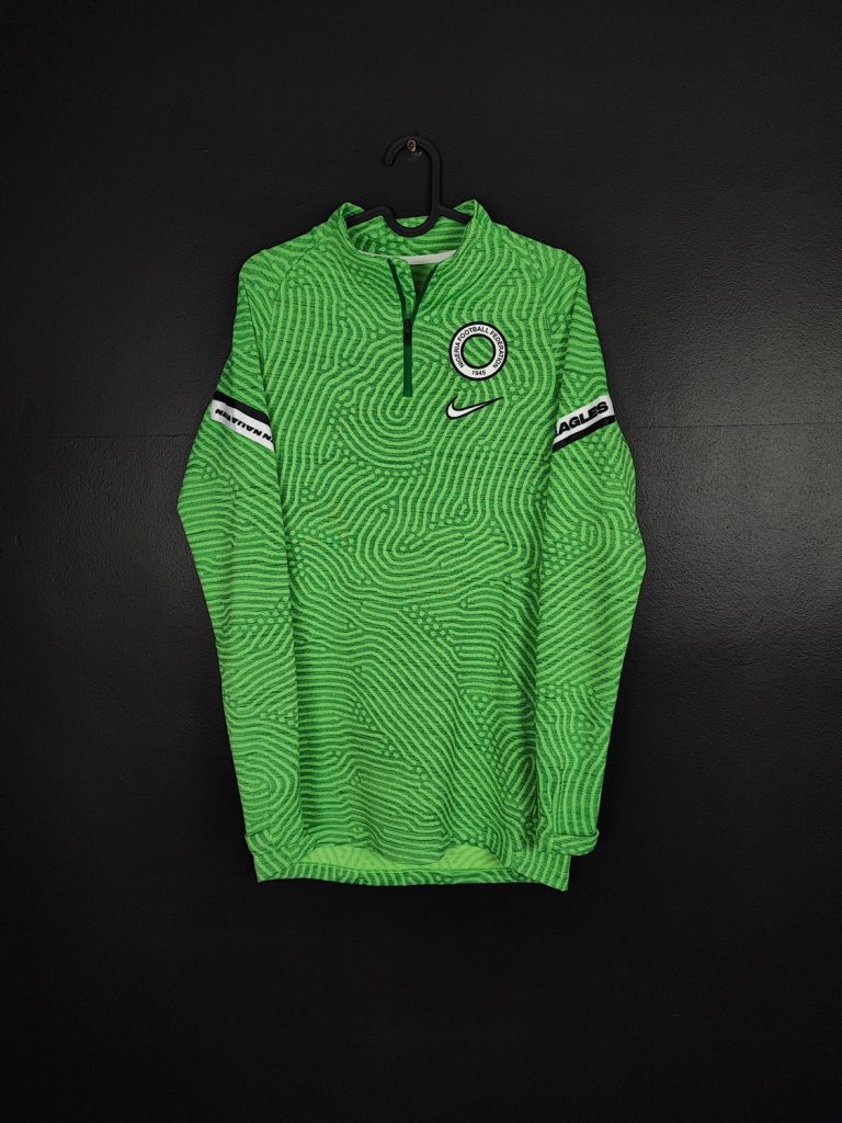 Bluza piłkarska reprezentacji Nigeria 2020/21 Home Nike Long [S] Player Issue