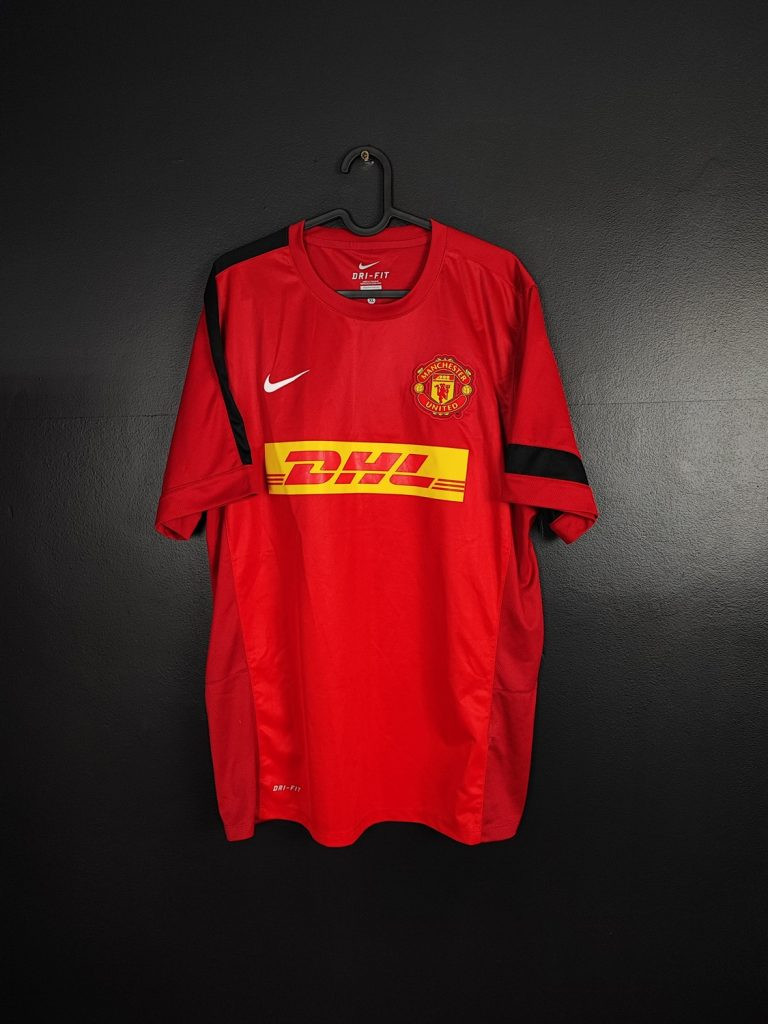 Koszulka piłkarska Manchester United 2014/15 Nike DHL Pre-Match [XL] Player Issue