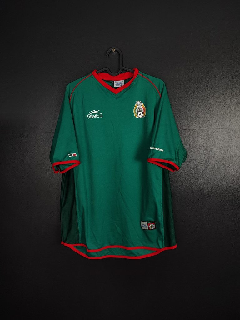 Koszulka piłkarska reprezentacji Meksyk 2002/03 Home Atletica [L]