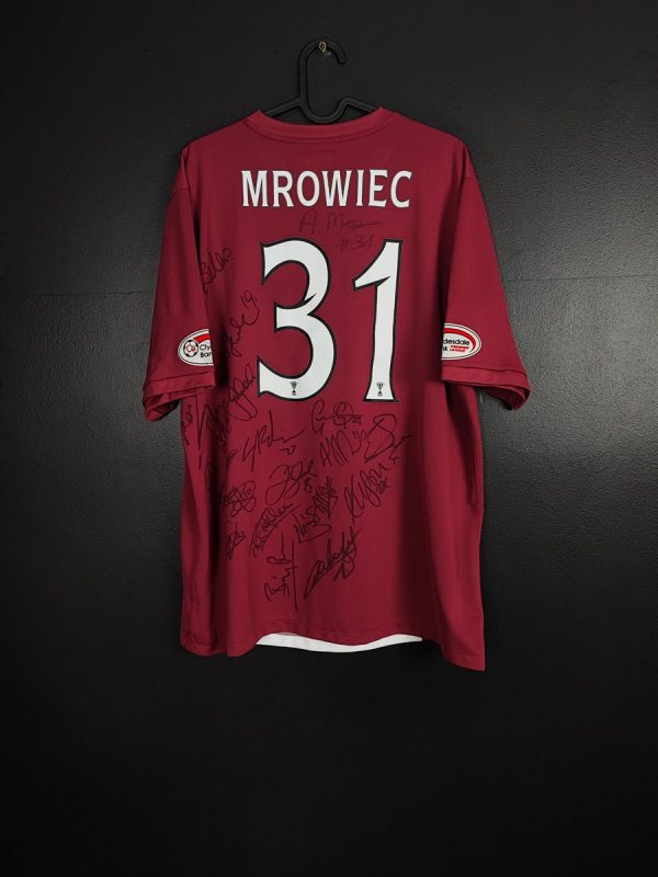 Koszulka piłkarska Hearts 2010/11 Home Umbro Adrian Mrowiec #31 [XL] Match Issue