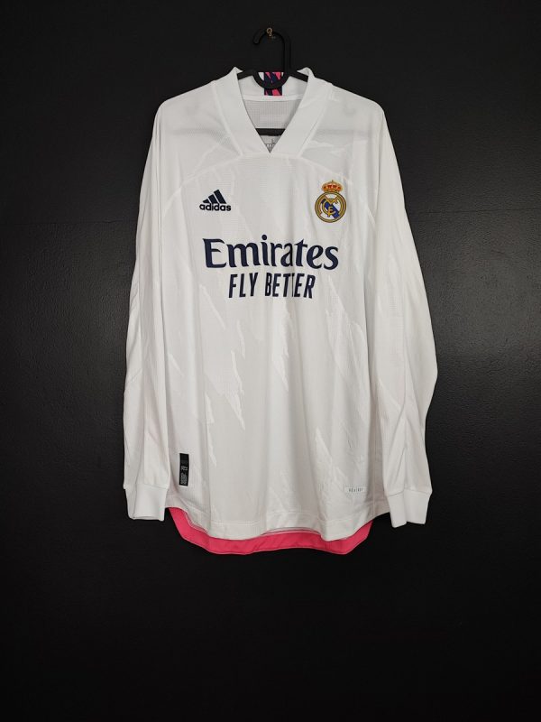 Koszulka piłkarska Real Madryt 2020/21 Home Adidas [L] Long Authentic