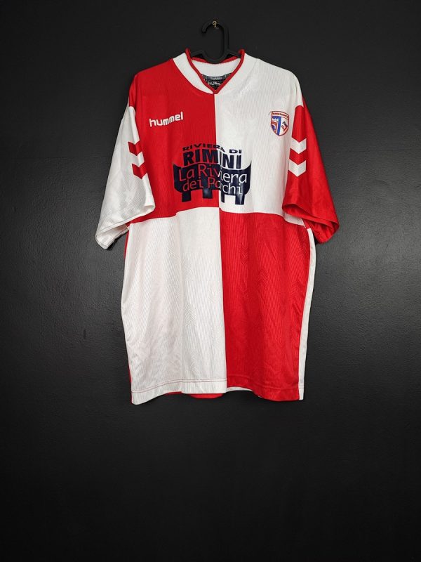 Koszulka piłkarska Rimini Calcio 2005/06 Home Hummel Luca D'Angelo #4 [L] Match Issue