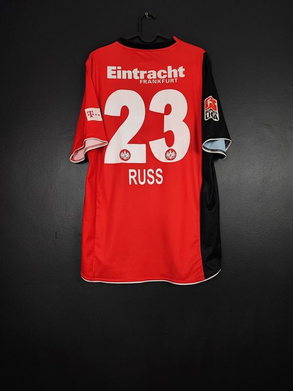 Koszulka piłkarska Eintracht Frankfurt 2007/08 Jako Home Marco Russ #23 [L] Match Issue