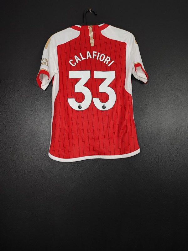 Koszulka piłkarska Arsenal 2023/24 Home Adidas Calafiori #33 [YM] Junior NEW