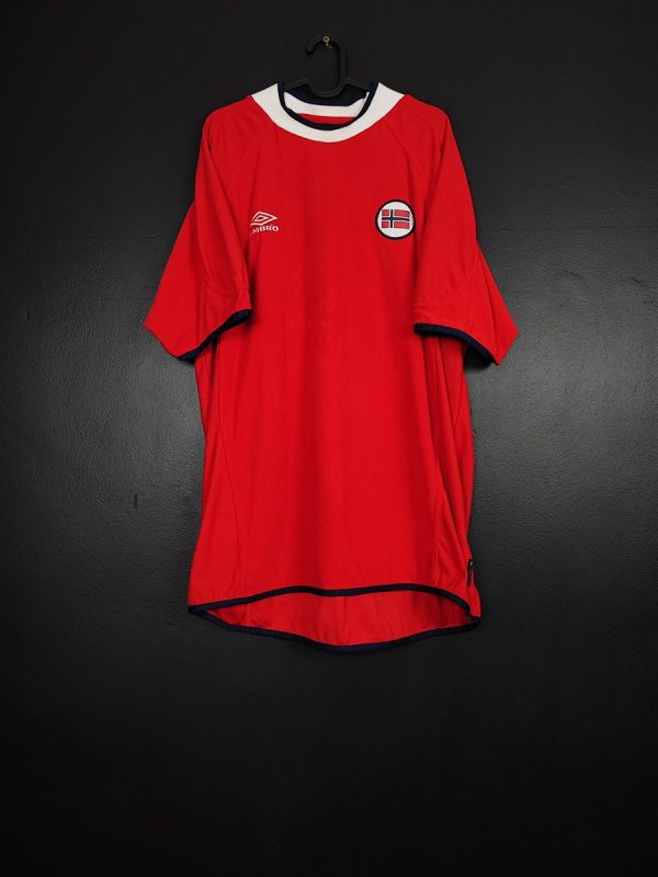 Koszulka piłkarska reprezentacji Norwegia 2000/01 Home Umbro [XL]