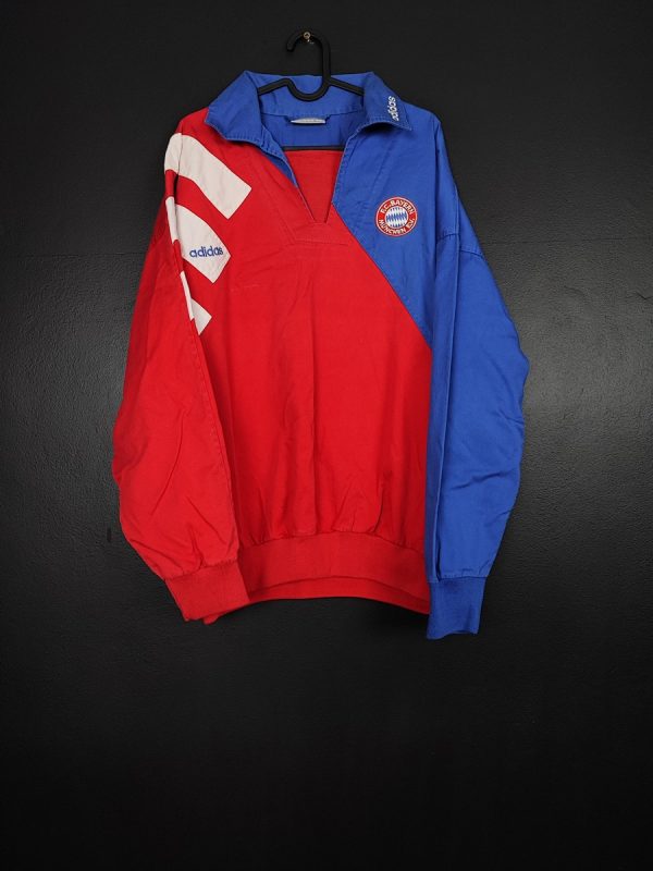 Bluza piłkarska Bayern Monachium 1992/93 Adidas Drill Top [L]