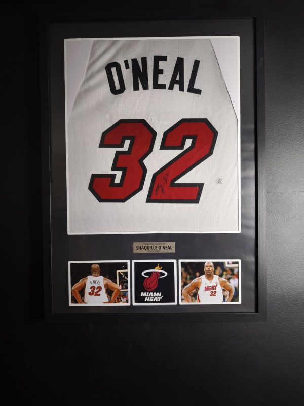 Koszulka w ramie Miami Heat 2004/07 Champion Shaquille O'Neal #32 [M] Autograf