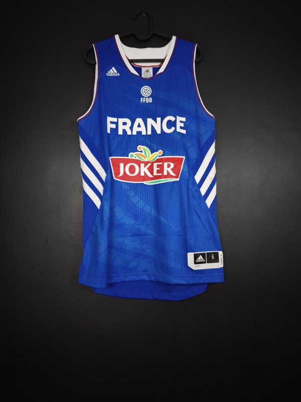 Koszulka koszykarska reprezentacji Francja 2014/15 Home Adidas [S] Swingman