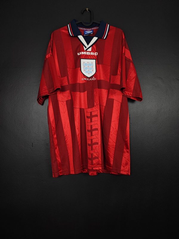 Koszulka piłkarska reprezentacji Anglia 1997/99 Away Umbro [XL]