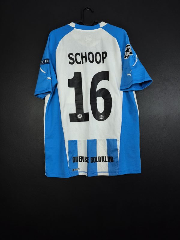 Koszulka piłkarska Odense BK 2011/12 Home Puma Jacob Schoop #16 [L] Match Issue UCL