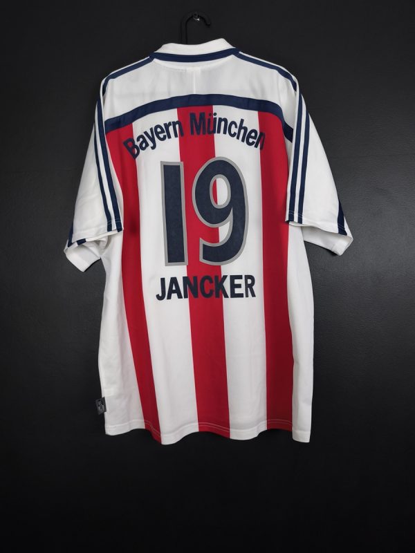 Koszulka piłkarska Bayern Monachium 2000/01 Away Adidas Carsten Jancker #19 [XL]