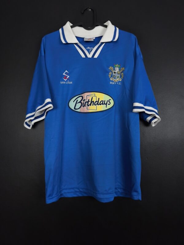 Koszulka piłkarska Bury FC 1998/99 Away Super League [M] Blue