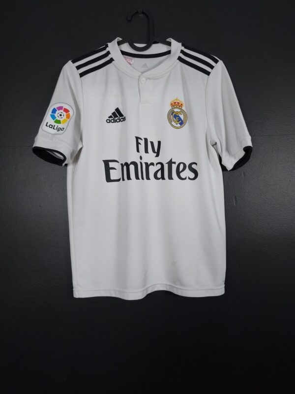 Koszulka piłkarska Real Madryt 2018/19 Home Adidas [YL] Junior
