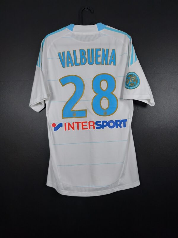 Koszulka piłkarska Olympique Marseille 2010/11 Home Adidas Mathieu Valbuena #28 [M] Match Issue