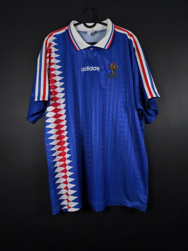 Koszulka piłkarska reprezentacji Francja 1994/96 Home Adidas [XL]