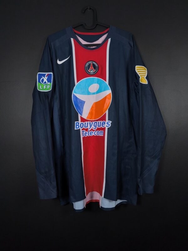 Koszulka piłkarska Paris Saint-Germain 2005/06 Home Nike Coupe De La Ligue [L] Player Issue