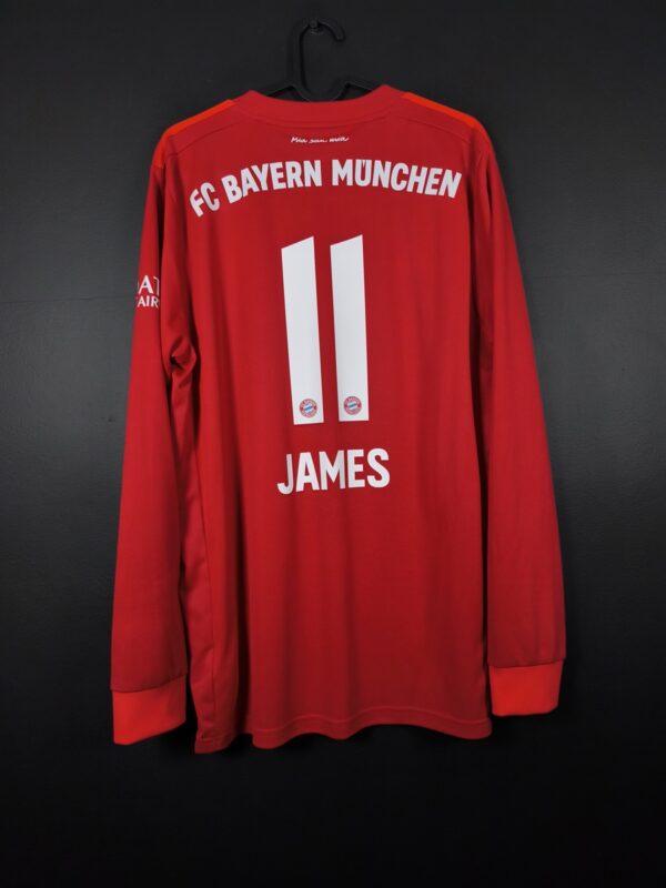 Koszulka piłkarska Bayern Monachium 2019/20 Home Adidas James #11 [M] Long