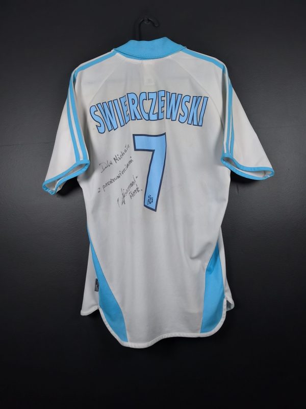 Koszulka piłkarska Olympique Marseille 2001/02 Home Adidas Piotr Świerczewski #7 [M]
